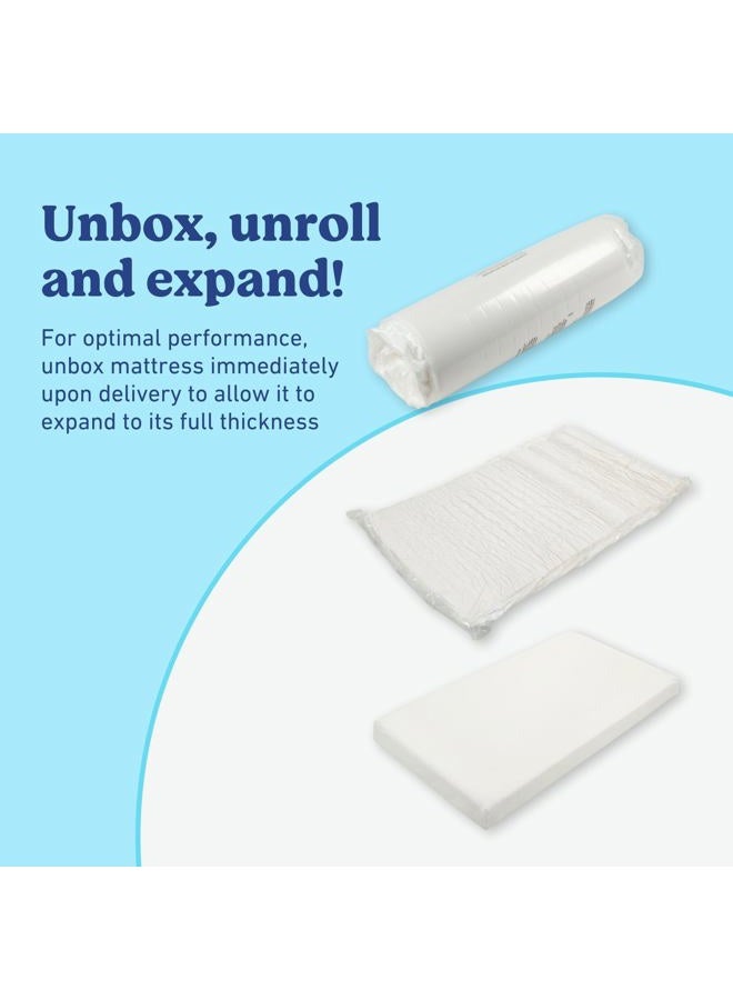GRACO Ultra 2-in-1 Premium Dual-Sided Crib & Toddler Mattress - GREENGUARD Gold and Oeko-TEX Standard 100 Certified, CertiPUR-US Certified Foam, 2-Sided Mattress Fits Any Brand of Crib & Toddler Bed - Image 5