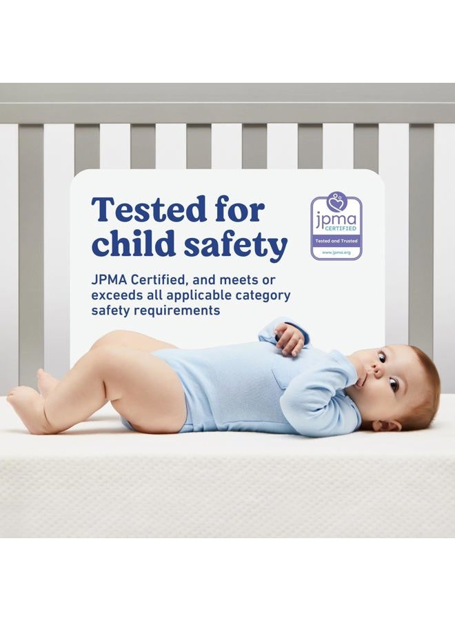 GRACO Ultra 2-in-1 Premium Dual-Sided Crib & Toddler Mattress - GREENGUARD Gold and Oeko-TEX Standard 100 Certified, CertiPUR-US Certified Foam, 2-Sided Mattress Fits Any Brand of Crib & Toddler Bed - Image 4