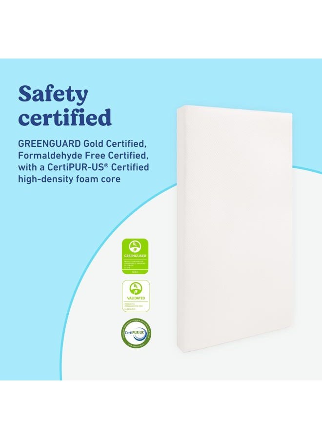 GRACO Ultra 2-in-1 Premium Dual-Sided Crib & Toddler Mattress - GREENGUARD Gold and Oeko-TEX Standard 100 Certified, CertiPUR-US Certified Foam, 2-Sided Mattress Fits Any Brand of Crib & Toddler Bed - Image 3