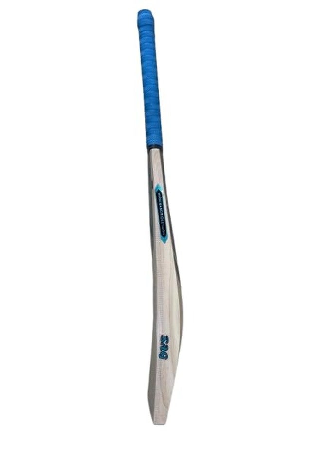 SAG Handcrafted Size-5 English Willow Cricket Bat with Free Bat Cover - Image 4