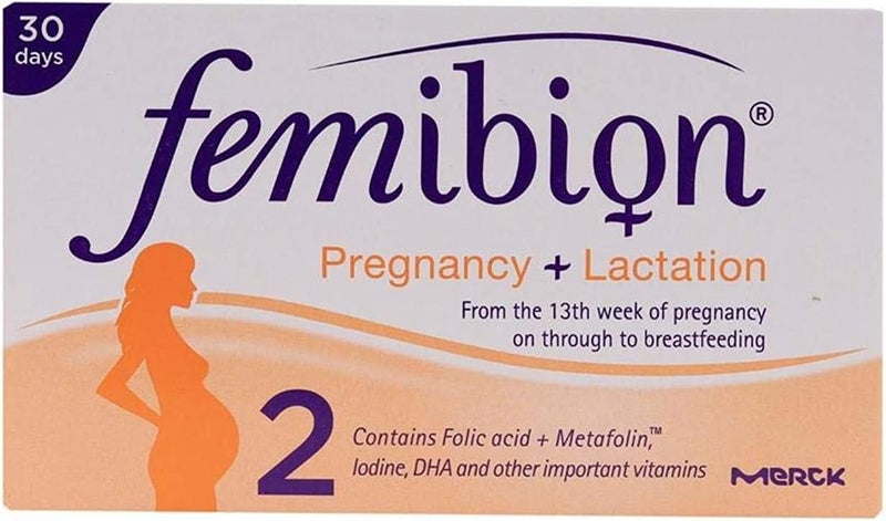 FEMIBION 2 Pregnancy and Lactation Tablets and Capsules - 30 Count - Image 1