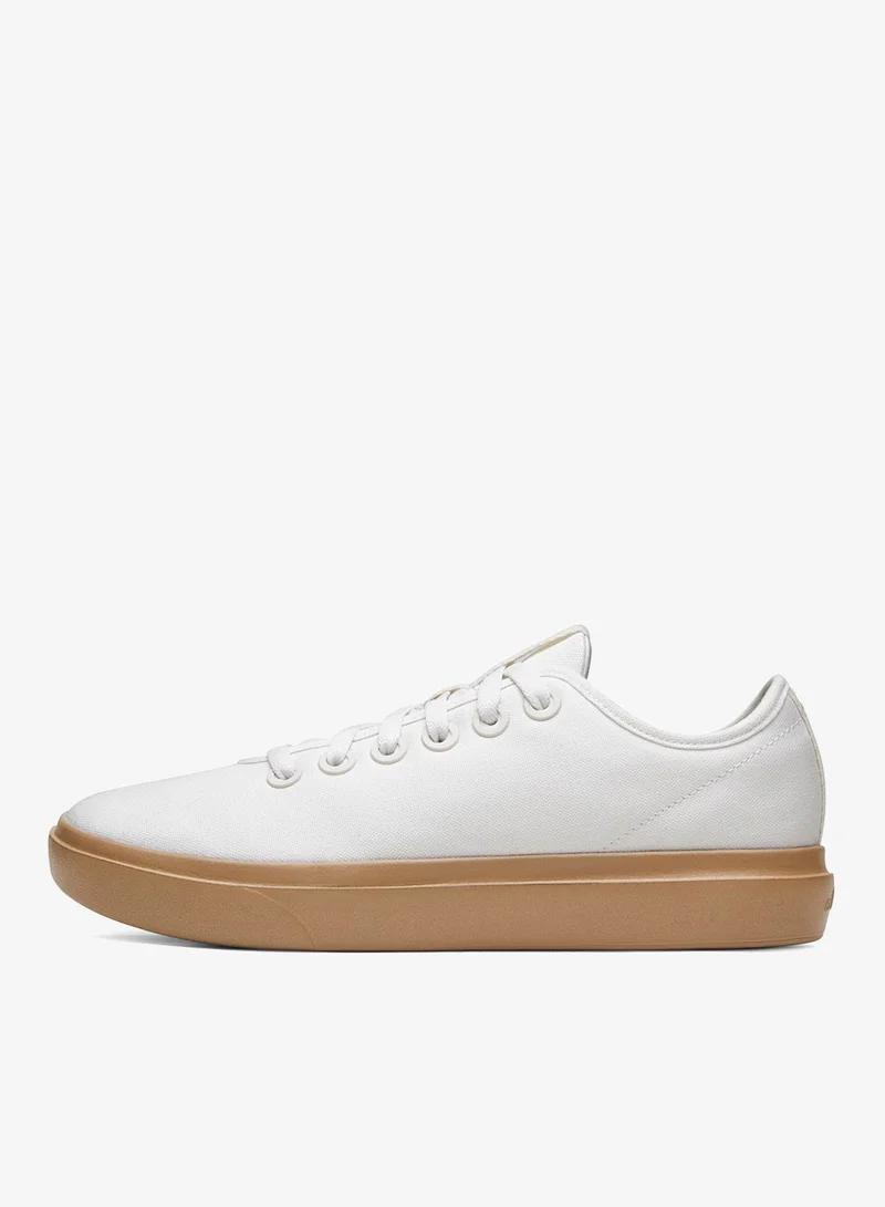 Allbirds Men's Canvas Pipers - Blizzard (Bark Brown Sole)
