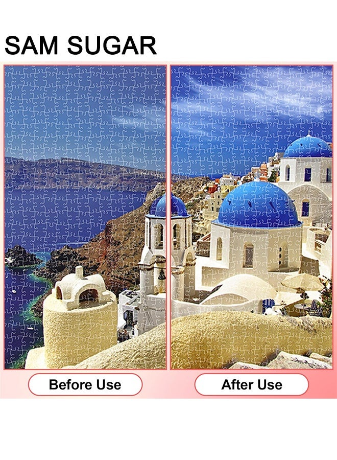 SAM SUGAR Puzzle Glue With Sponge Head, Jigsaw Puzzle Glue For Kids, Puzzle Glue Clear With Applicator, Water-Soluble Special Craft Puzzle Glue, Puzzle Saver For 1000/1500/3000 Pieces Of Puzzle, 120ML  - Image 4