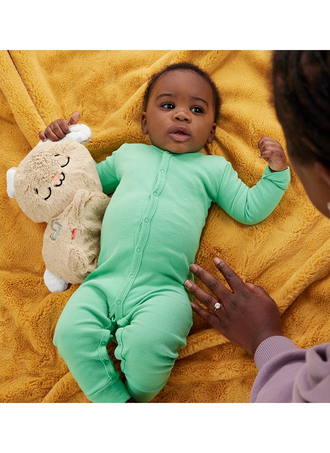 Fisher-Price - Baby Sound Machine Soothe & Settle Bunny Portable Plush Toy with Music, Lights & Motion for Newborns - Image 1