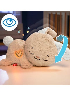 Fisher-Price Baby Sound Machine Soothe & Settle Bunny Portable Plush Toy with Music, Lights & Motion for Newborns  - Image 3