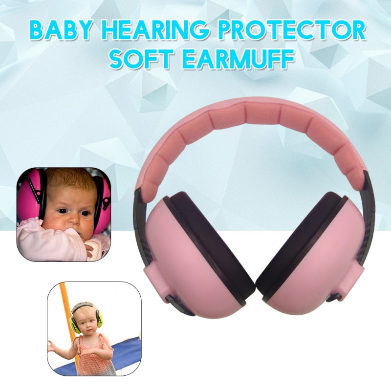 Hearing Protection Earmuffs: 21dB NRR Noise Reduction, Premium Noise Dampening Sponge, Soft Ear Cushions - Adjustable Lightweight Headband, Mini Foldable Size for Infants 6 Months to 3 Years, Loud Env - Image 2