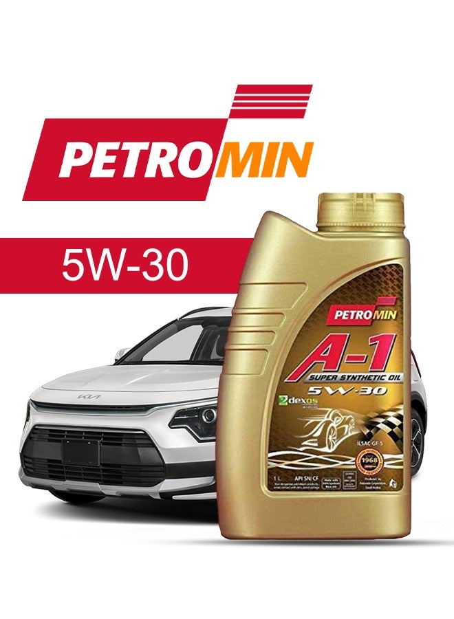 Petromin Engine Oil – For KIA Niro  2024 - 2017, 4 Liter,  5w30 Petromin - With Engine Oil Filter -  2017 2018 2019 2020 2021 2022 2023 2024