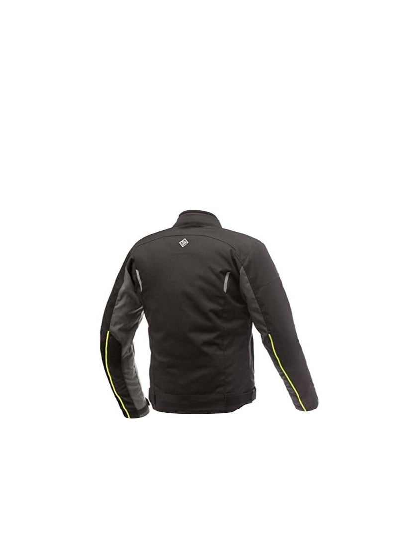 TUCANO URBANO - Tucano Urbano Texwork 2G Bikers Jacket - Yellow/Black/Grey - Medium - Image 1