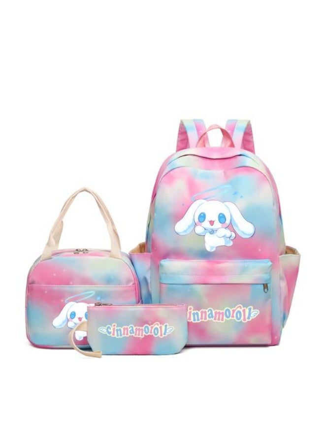general Vibrant cartoon print bag combination! Lightweight design + large-capacity partition | Fully adapted for children/student/outdoor sports - 28 - Image 1