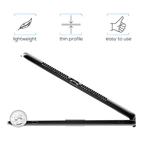 typecase Touch for iPad 9th Generation Case with Keyboard (10.2", 2021),Multi-touch Trackpad,10 Color Backlight, 360° Rotatable, Thin & Light for 8th Gen (2020),7th Gen (2019), Air 3,Pro 10.5 (Black). - Image 4