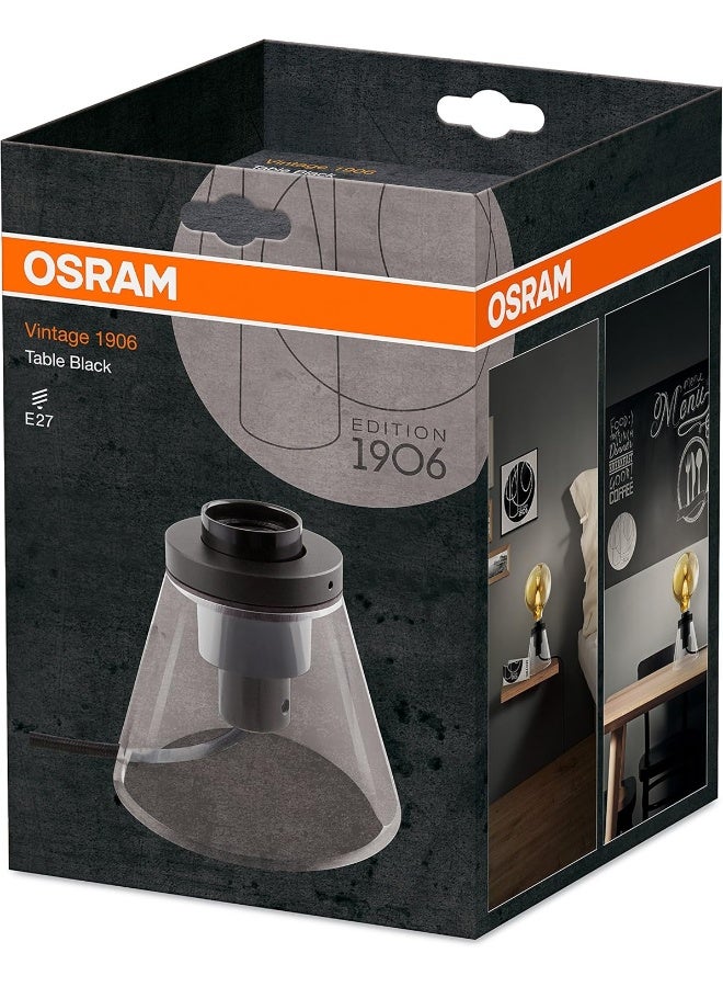 OSRAM OsRAM Vintage Edition 1906 Glass Table Lamp, Black - Image 4