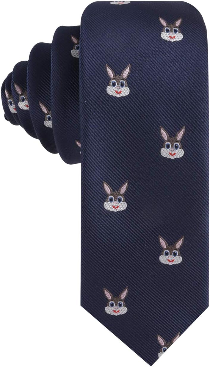 AUSCUFFLINKS Animal Ties | Woven Skinny Neckties | Groomsmen Wedding Ties | Work Ties for Him - Image 3