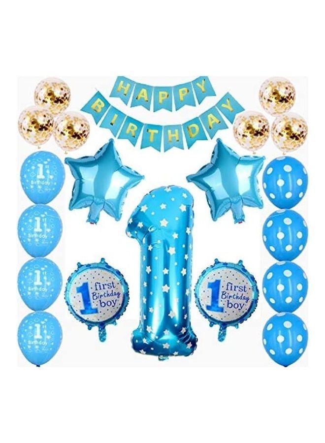 NIBEMINENT 1st Happy Birthday Balloon Set