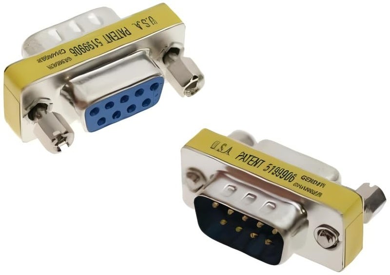 KNEUTRIX 9 Pin RS-232 DB9 Serial Gender Changer Coupler Adapter (DB9 M/F (3 Pieces)) DB-9 Male to Female - Image 5