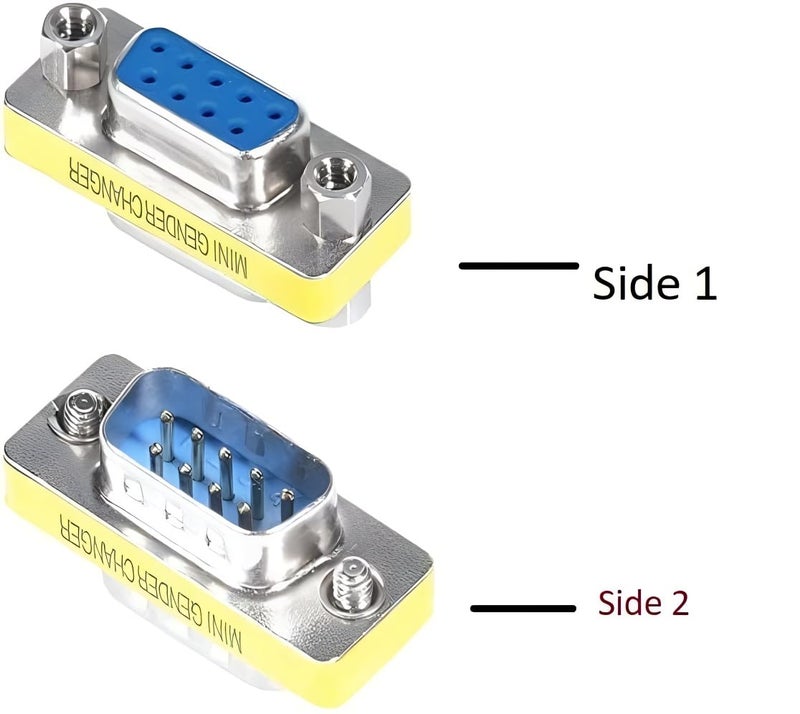 KNEUTRIX 9 Pin RS-232 DB9 Serial Gender Changer Coupler Adapter (DB9 M/F (3 Pieces)) DB-9 Male to Female - Image 2