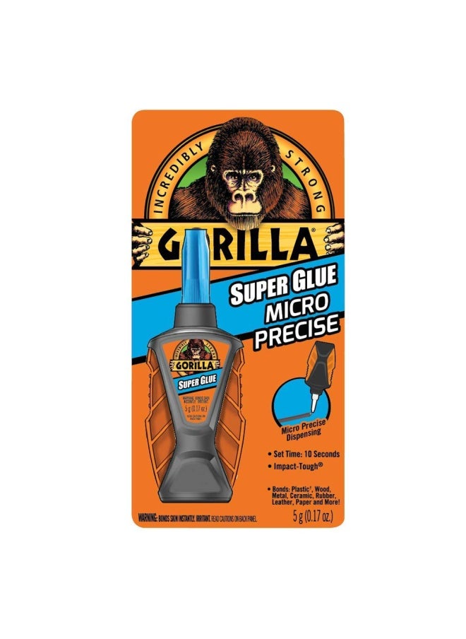 Gorilla - Micro Precise Super Glue 5G Clear - Image 1