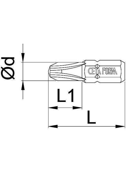 Ceta Form Ph4 x 32 mm Cross Bit CB/254 (1 Piece)  - Image 5