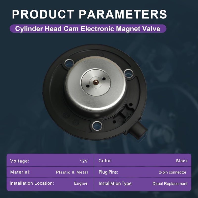 Sprwinautummer Cylinder Head Cam Electronic Magnet 06L 109 259 A Replacement for GTI, Tiguan, Passat, A4, A5, A6 - Image 2