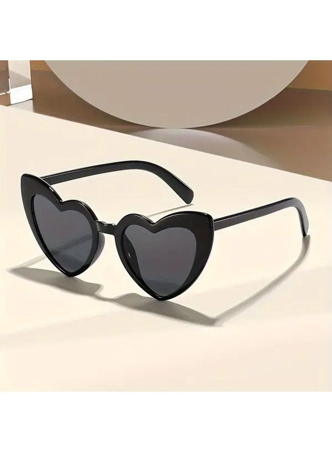 12pcs Pink Heart Shaped Glasses Plastic Party Favors For Wedding Photo Booths - Image 5