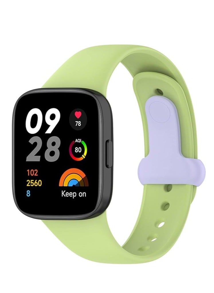 Xiaomi Redmi Watch 3 / Xiaomi Mi Watch Lite 3 حزام، حزام ساعة من السيليكون، أبازيم رياضية من السيليكون، سوار معصم بديل - Image 1