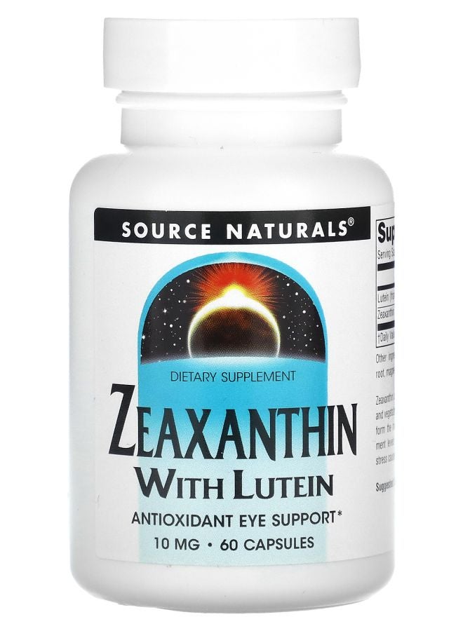 Zeaxanthin With Lutein 10 mg 60 Capsules