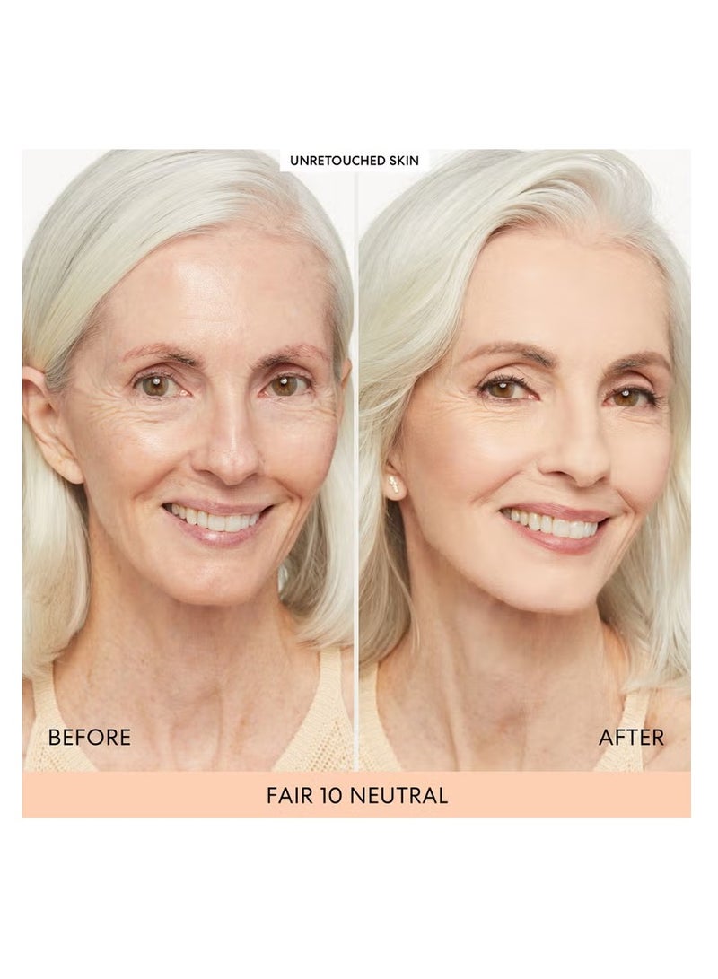 bareMinerals BAREPRO 24HR Skin-Perfecting Powder Foundation - Fair 10 Neutral 8g - Image 3