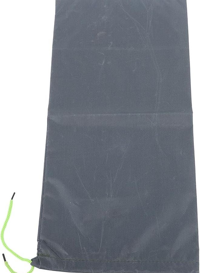 أكياس الرمل الرمادية بدون رمل بسحاب حواجز مياه الفيضانات 10 قطع بوليستر 9.8 × 19.7 بوصة كيس سد - Image 5