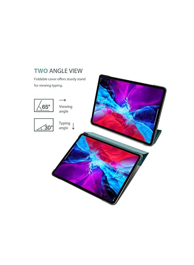 Procases Ipad Pro 12.9 Case 2022/2021 / 2020/2018, Slim Stand Hard Back Shell Smart Cover For Ipad Pro 12.9 Inch 6Th Generation 2022 / 5Th Gen 2021 / 4Th Gen 2020 / 3Rd Gen 2018 -Teal - Image 4