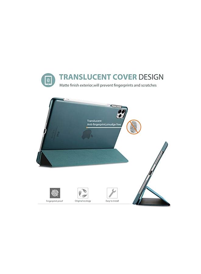 Procases Ipad Pro 12.9 Case 2022/2021 / 2020/2018, Slim Stand Hard Back Shell Smart Cover For Ipad Pro 12.9 Inch 6Th Generation 2022 / 5Th Gen 2021 / 4Th Gen 2020 / 3Rd Gen 2018 -Teal - Image 3