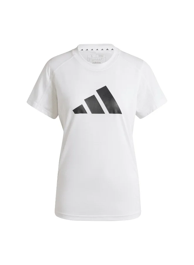 اديداس adidas workout essentials big performance logo training women graphic t-shirt