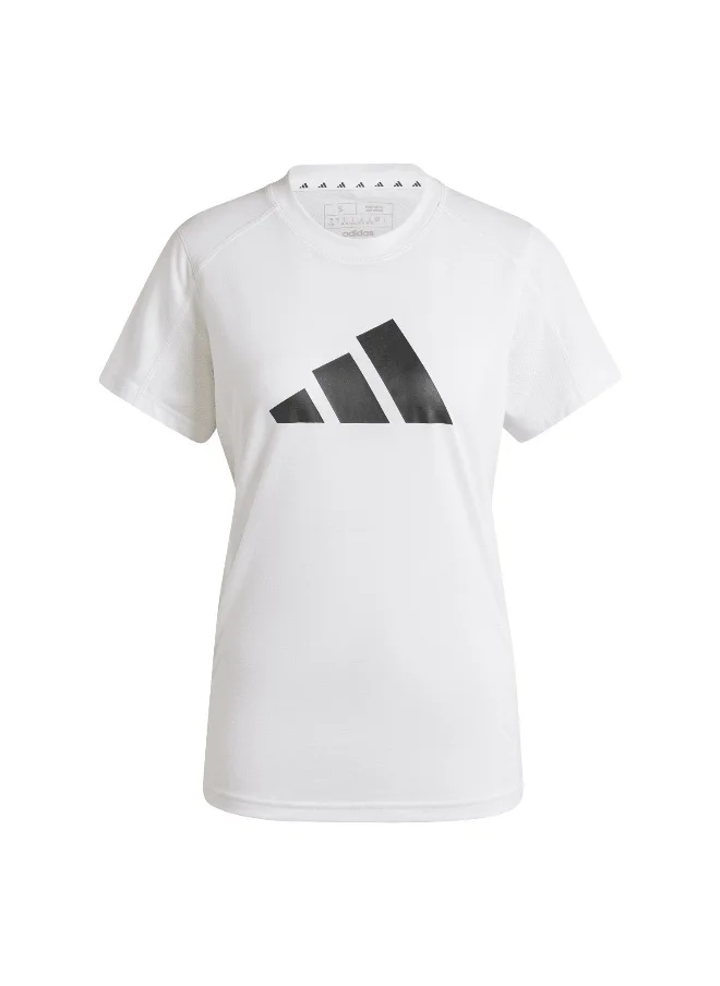 اديداس adidas workout essentials big performance logo training women graphic t-shirt