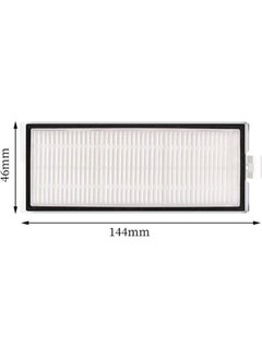 robotyedek robotspare Roborock Q8 Max, Q8 Max Plus Black Compatible Replacement Hepa Filter Side Brush Mop-6 Pieces  - Image 3