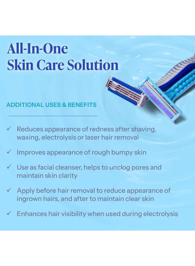 Tend Skin حل bumps الحلاقة، حل الشعر الناشئ لل bumps الحلاقة غير المرغوب فيها، الشعر الناشئ وحروق الحلاقة، تونر بعد الحلاقة والشمع للرجال والنساء، صنع في الولايات المتحدة الأمريكية، 8 أونصات - Image 5