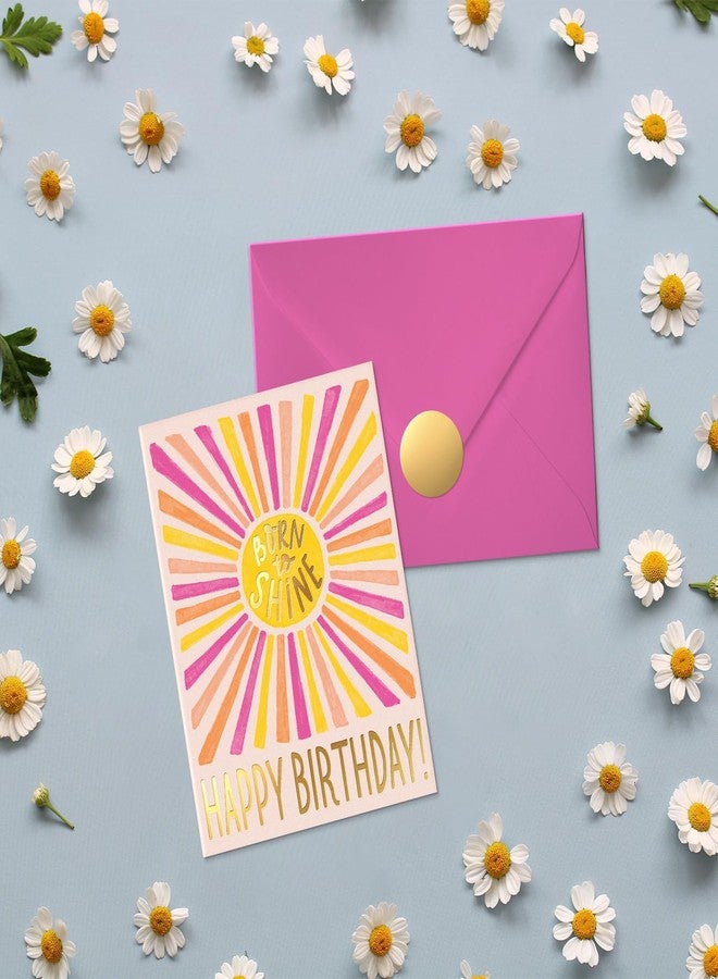 Sweetzer & Orange Birthday Card with Envelope, 5x7, Single Fun Happy Birthday Card for Men, Women, Friends & Family - Message Written Inside - Unique Individual Cardstock & Keepsake Gift - Image 5