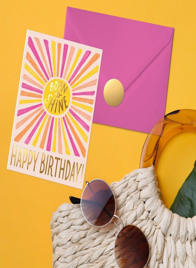 Sweetzer & Orange Birthday Card with Envelope, 5x7, Single Fun Happy Birthday Card for Men, Women, Friends & Family - Message Written Inside - Unique Individual Cardstock & Keepsake Gift - Image 4