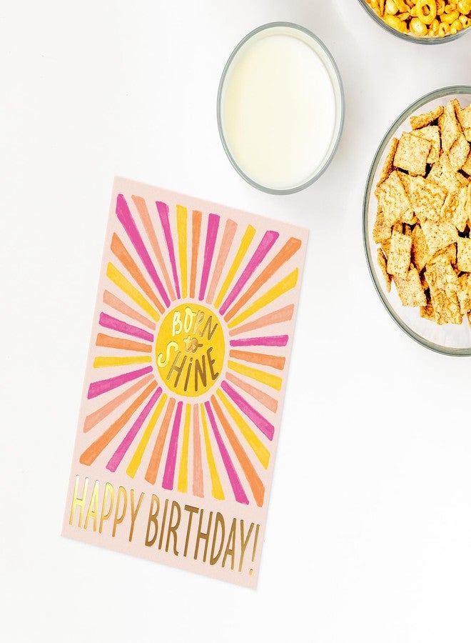 Sweetzer & Orange Birthday Card with Envelope, 5x7, Single Fun Happy Birthday Card for Men, Women, Friends & Family - Message Written Inside - Unique Individual Cardstock & Keepsake Gift - Image 3