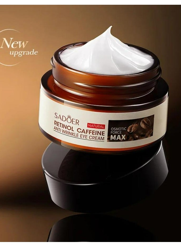 SADOER Retinol Caffeine Anti-Wrinkle Eye Cream - Image 1