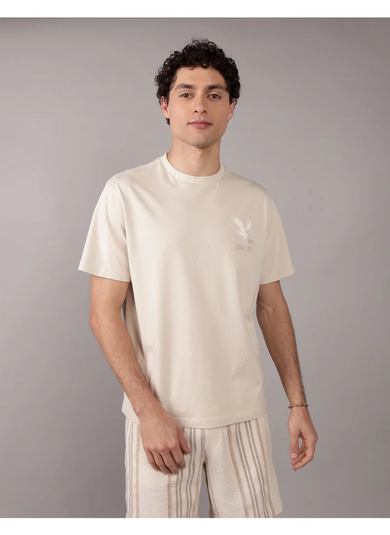 امريكان ايجل AE Applique Logo Graphic T-Shirt