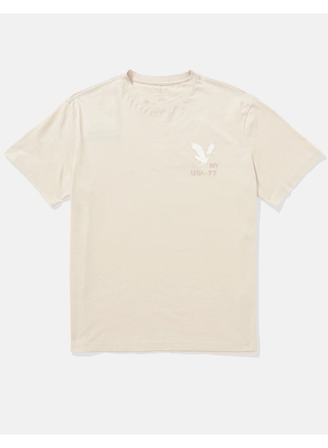 American Eagle AE Applique Logo Graphic T-Shirt  - Image 4