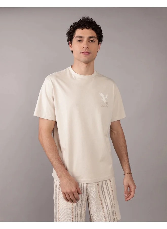 American Eagle AE Applique Logo Graphic T-Shirt