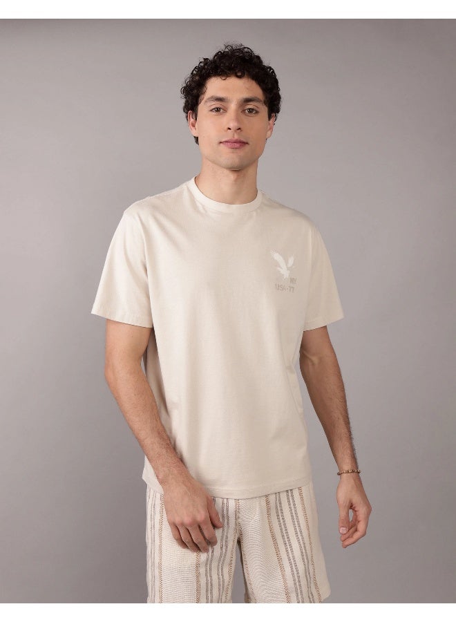 American Eagle AE Applique Logo Graphic T-Shirt  - Image 1