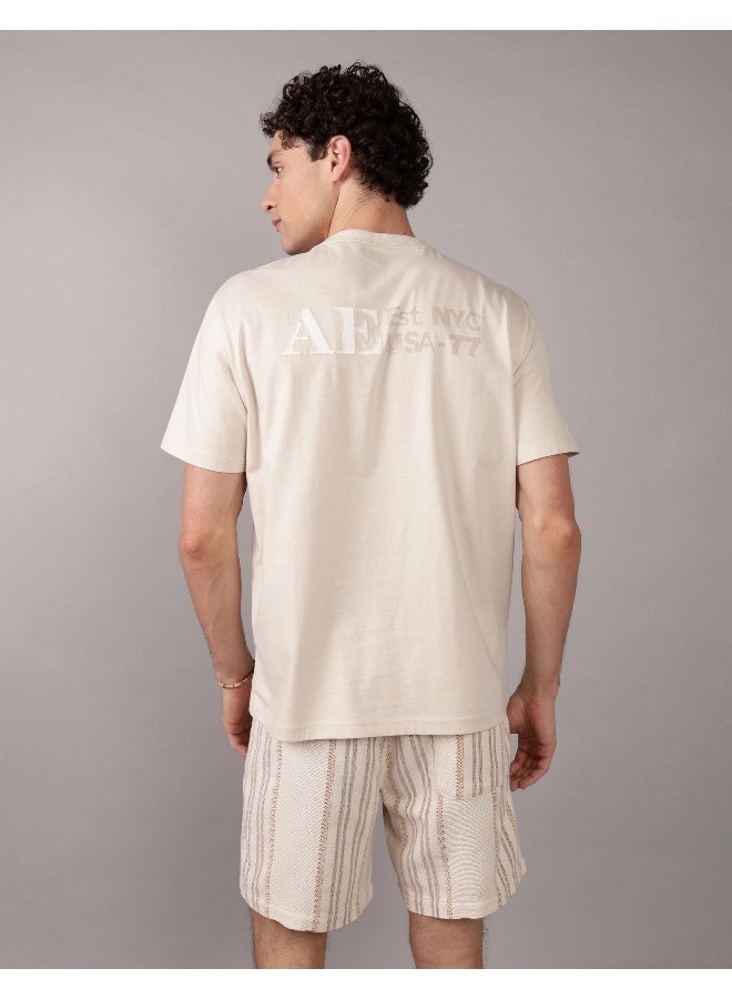 American Eagle AE Applique Logo Graphic T-Shirt  - Image 2