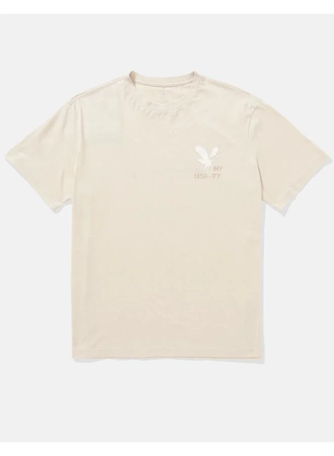 American Eagle AE Applique Logo Graphic T-Shirt