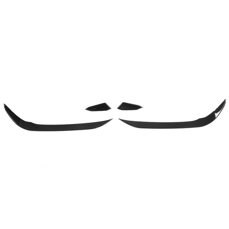 4 قطع من مجموعات الهوائية أمام المصداف (الجناحات الصغيرة), مقاومة للأشعة فوق البنفسجية, لاستبدال موديل MK7.5 GTD للسنوات 2017-2020, بأسلوب الألياف الكربونية - Image 5