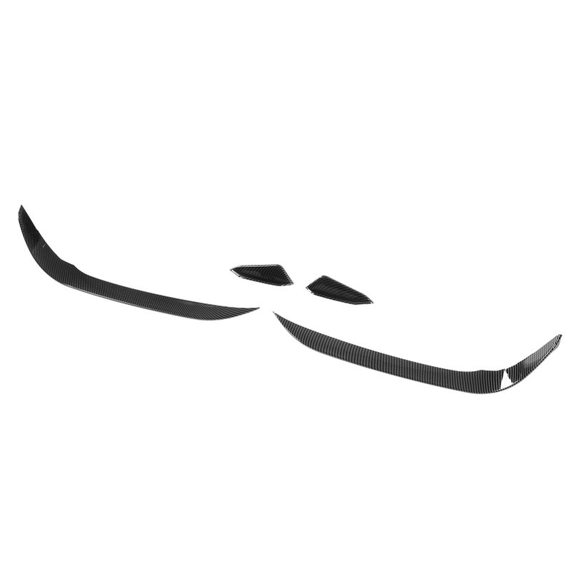 4 قطع من مجموعات الهوائية أمام المصداف (الجناحات الصغيرة), مقاومة للأشعة فوق البنفسجية, لاستبدال موديل MK7.5 GTD للسنوات 2017-2020, بأسلوب الألياف الكربونية - Image 3