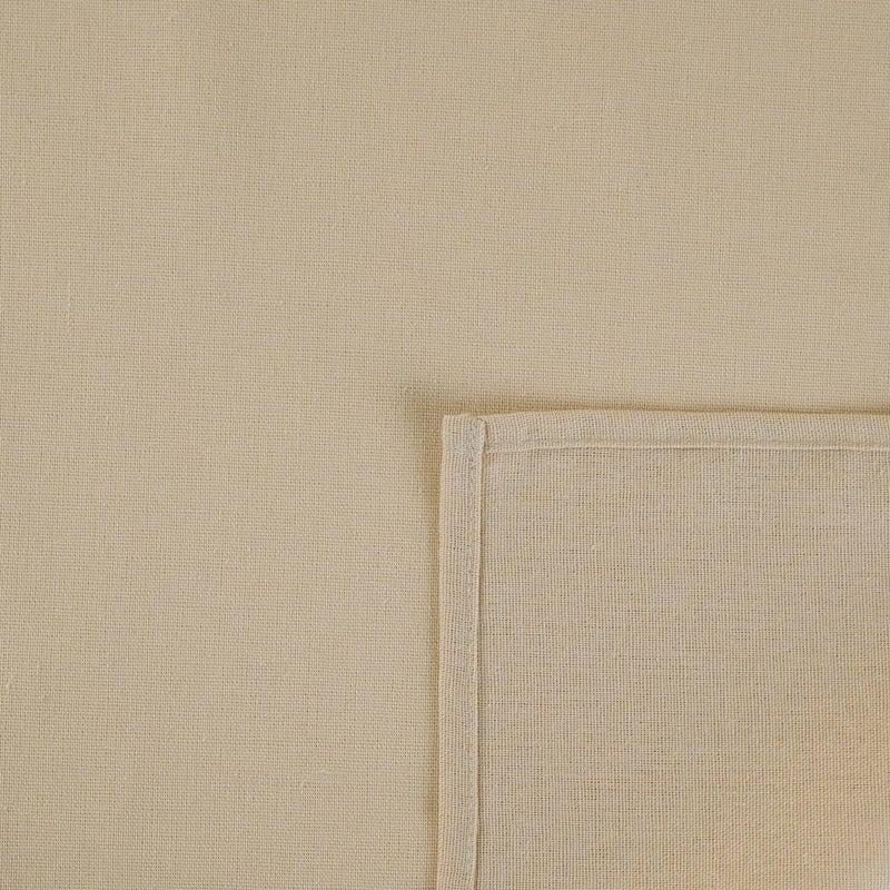 INFEI Solid Color Blended Fabric Thin Dinner Cloth Napkins - Set of 12 (40 x 40 cm) - for Events & Home Use (Beige) - Image 2