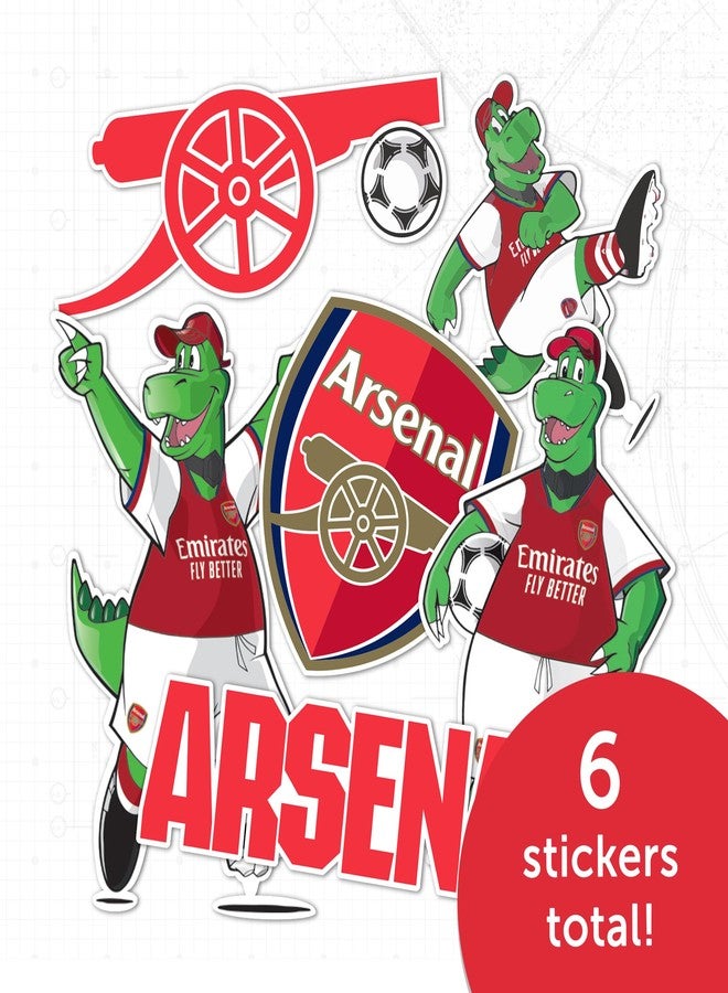 Desert Cactus ملصق صبار الصحراء لنادي أرسنال لكرة القدم - ملصق فينيل للكمبيوتر المحمول وزجاجة الماء والسيارة ودفتر القصاصات (النوع 2-3) - Image 5