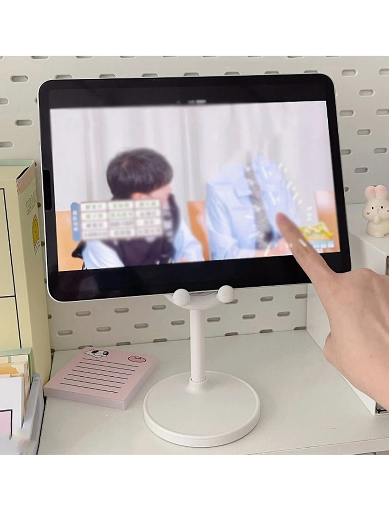 AROAQ حامل هاتف أرنب لطيف، حامل هاتف محمول مكتبي متين، حامل لوحي قابل للتعديل ومضاد للانزلاق، حامل هاتف محمول محمول متوافق مع جميع الهواتف المحمولة والأجهزة اللوحية، (أزرق) - Image 2