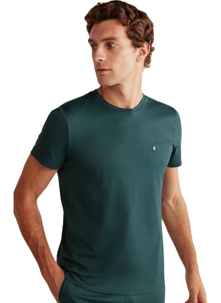 First Touch - Men's Green Pajama Set 402 - Image 1