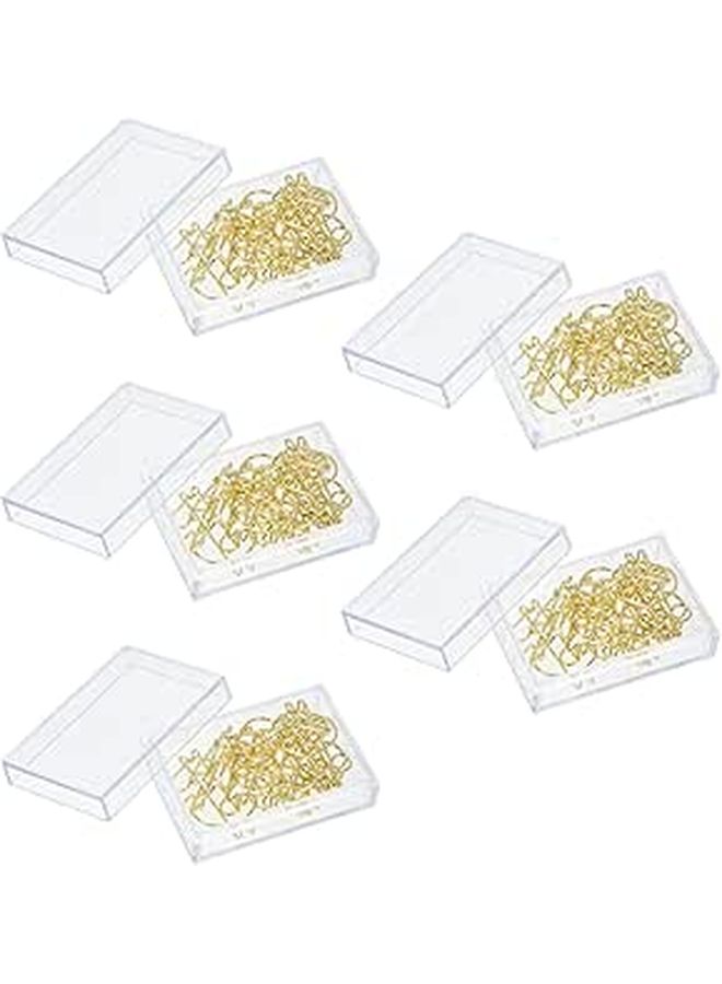 50 Pcs Gold Alloy Dollar Design Decorative Paper Clips Book Page Markers Office School Supplies - Image 1
